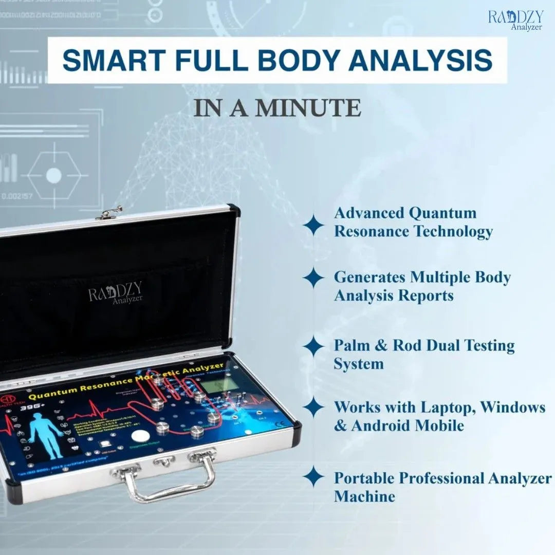 Raddzy 39G+ 3-in-1 Quantum Analyzer (Rod + Palm + Therapy)