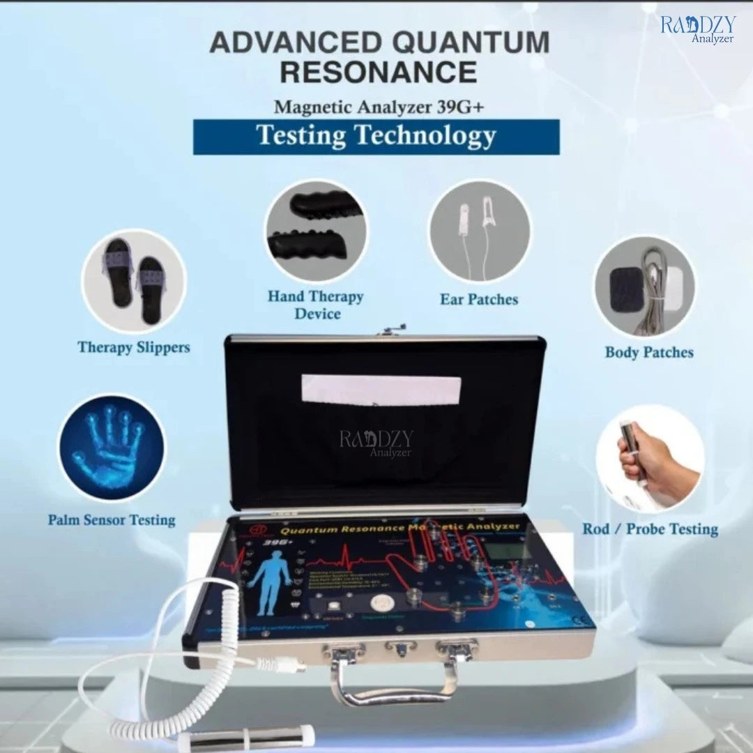 Raddzy 39G+ 3-in-1 Quantum Analyzer (Rod + Palm + Therapy)