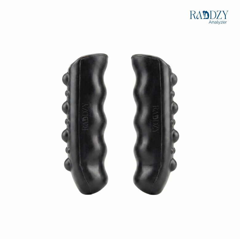 RADDZY Quantum Analyzer Hand Grip Electrode for 39G Machine | Bioelectric Therapy Handle Accessory | Analyzer Grip Rod