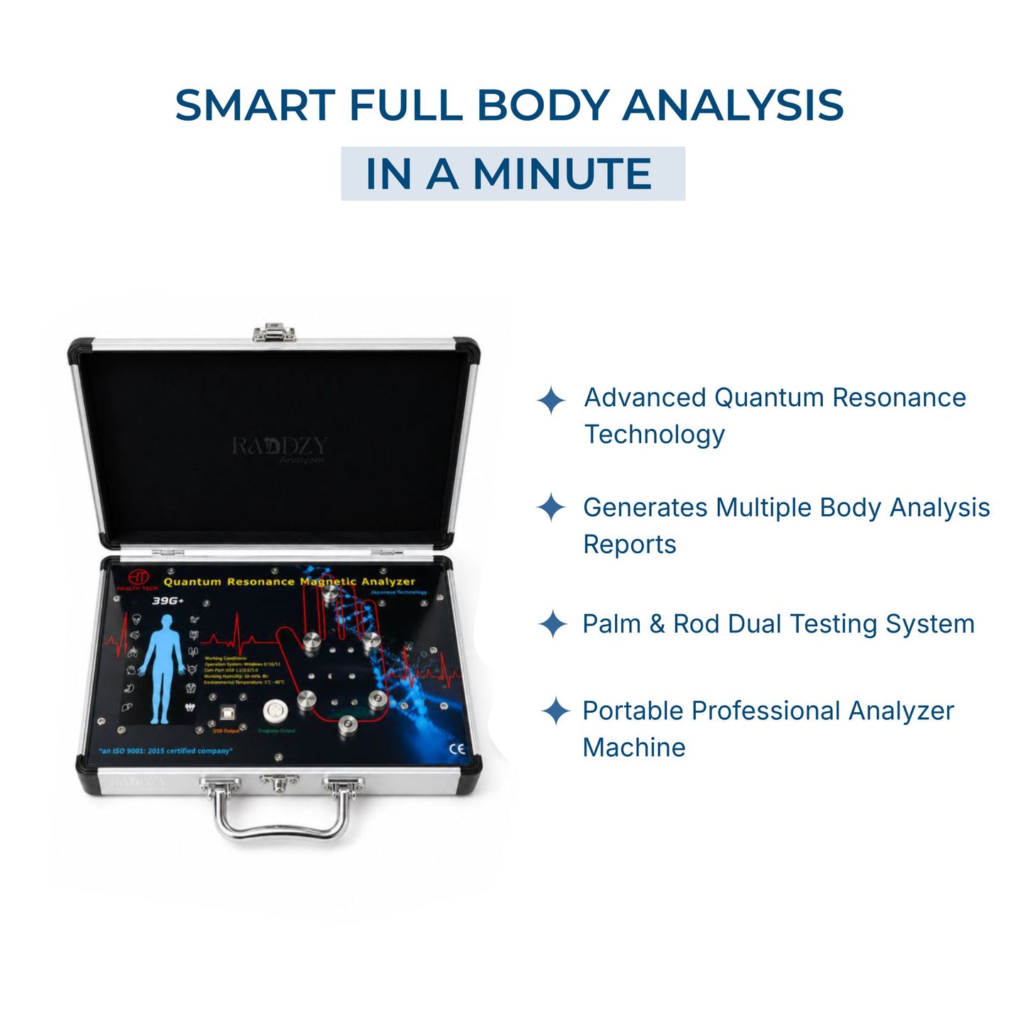 Raddzy 39G+ 2-in-1 Windows Quantum Analyzer