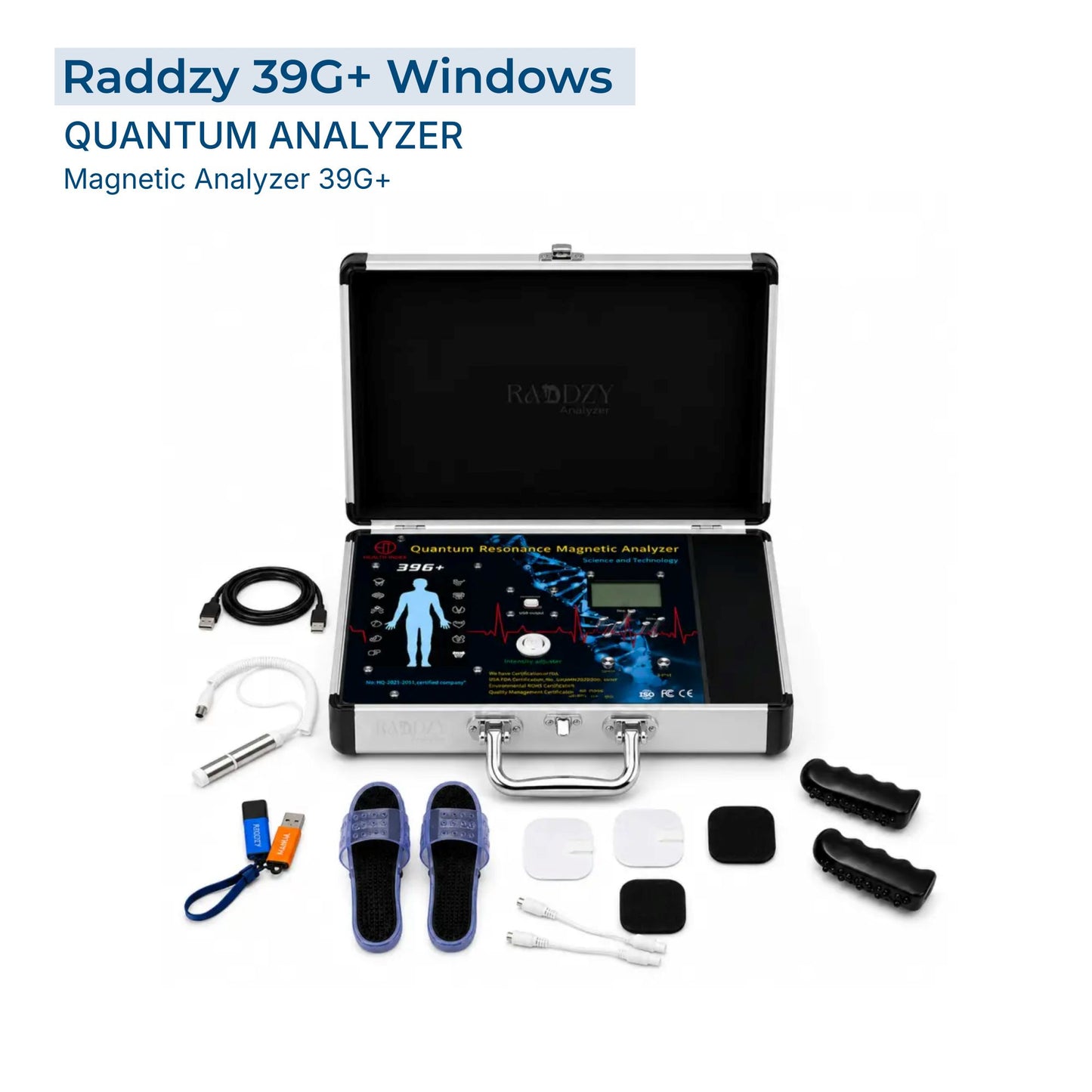 Raddzy 39G+ Windows Quantum Analyzer with Therapy