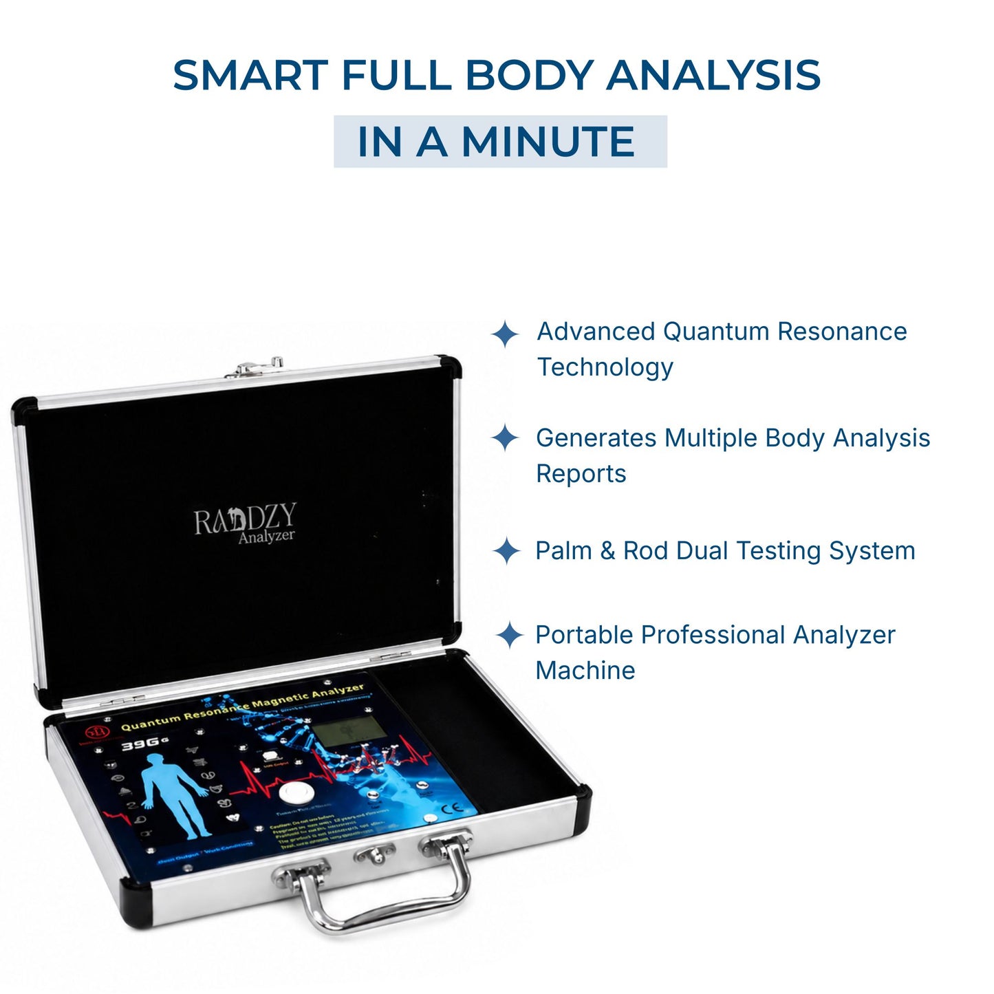Raddzy 39G+ Windows Quantum Analyzer with Therapy