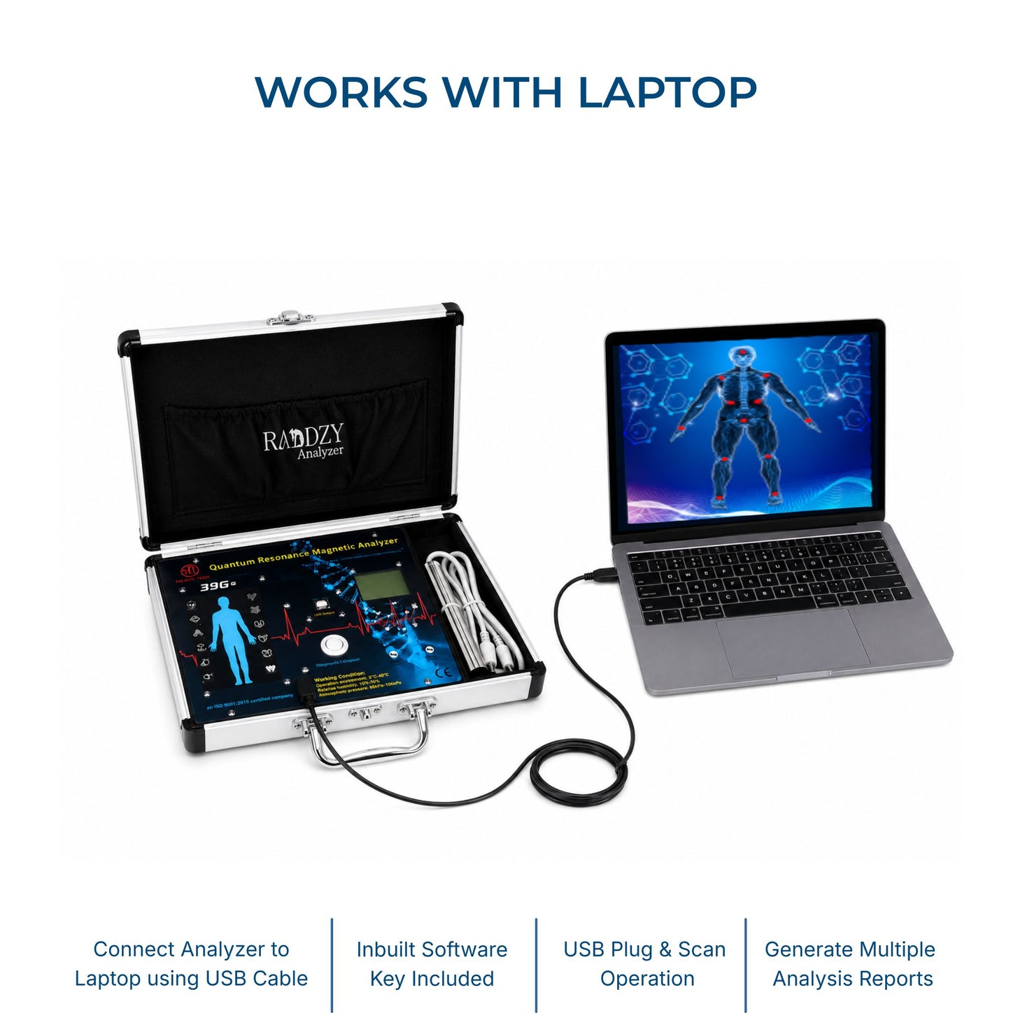 Raddzy 39G+ Windows Quantum Analyzer with Therapy