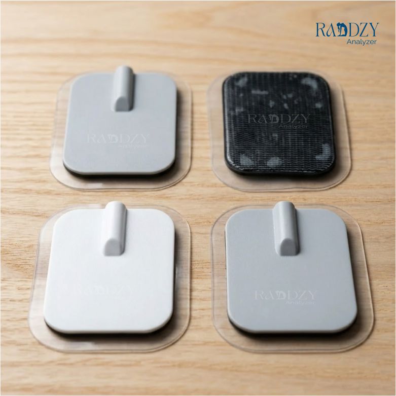 RADDZY Quantum Analyzer Therapy Electrode Pads for 39G Machine | Bioelectric Conductive Therapy Pad Accessories